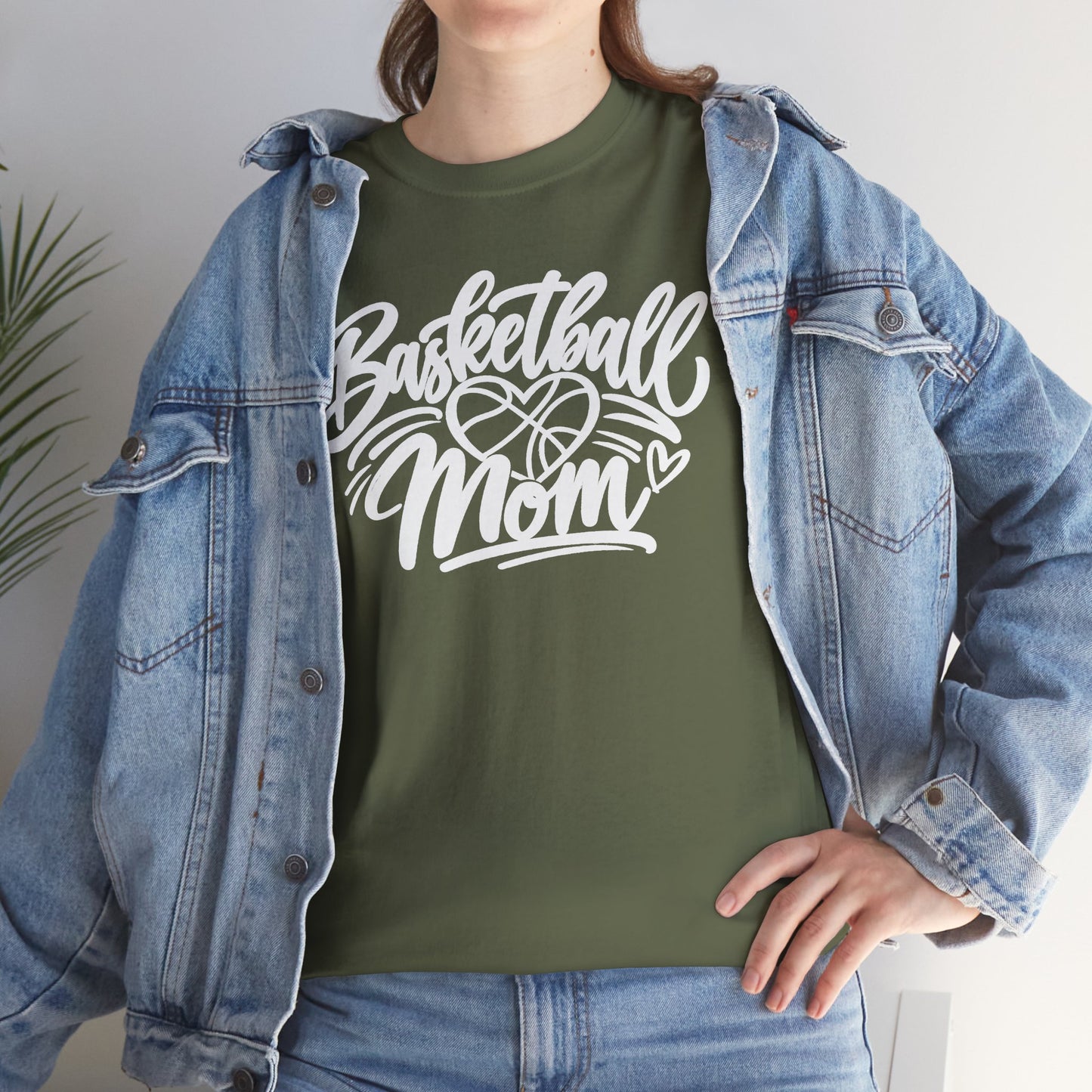 Basketball Mom T-Shirt — Script Logo Tee for Proud Coaches & Fans