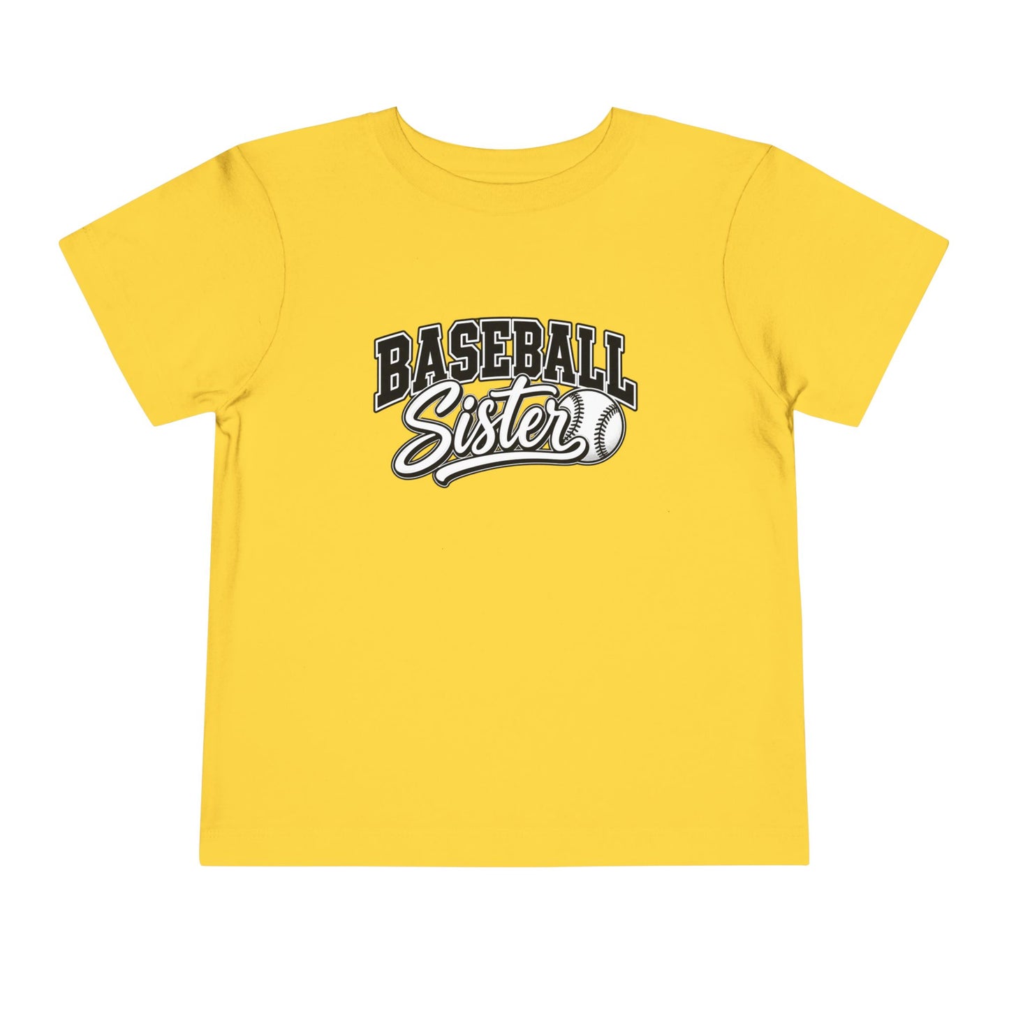Baseball Sister Toddler Tee