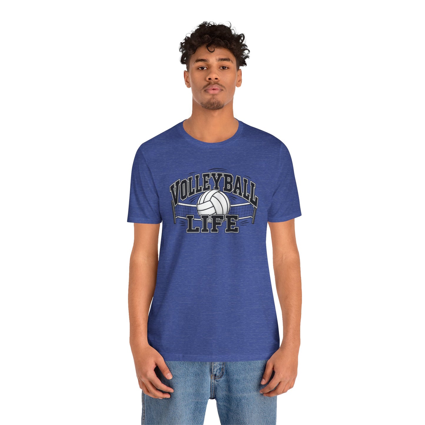 Volleyball Life Tee — Graphic Volleyball Net Shirt