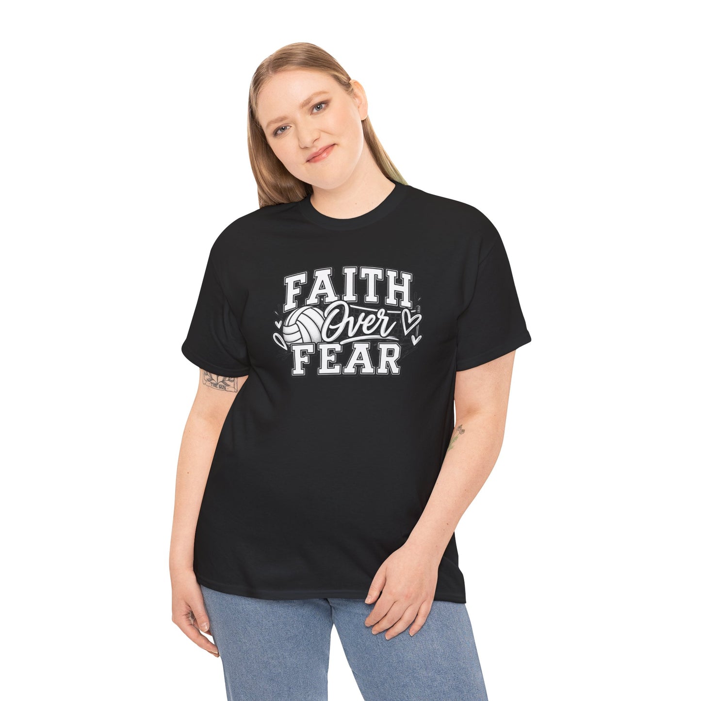 Faith Over Fear T‑Shirt - Inspirational Christian Tee