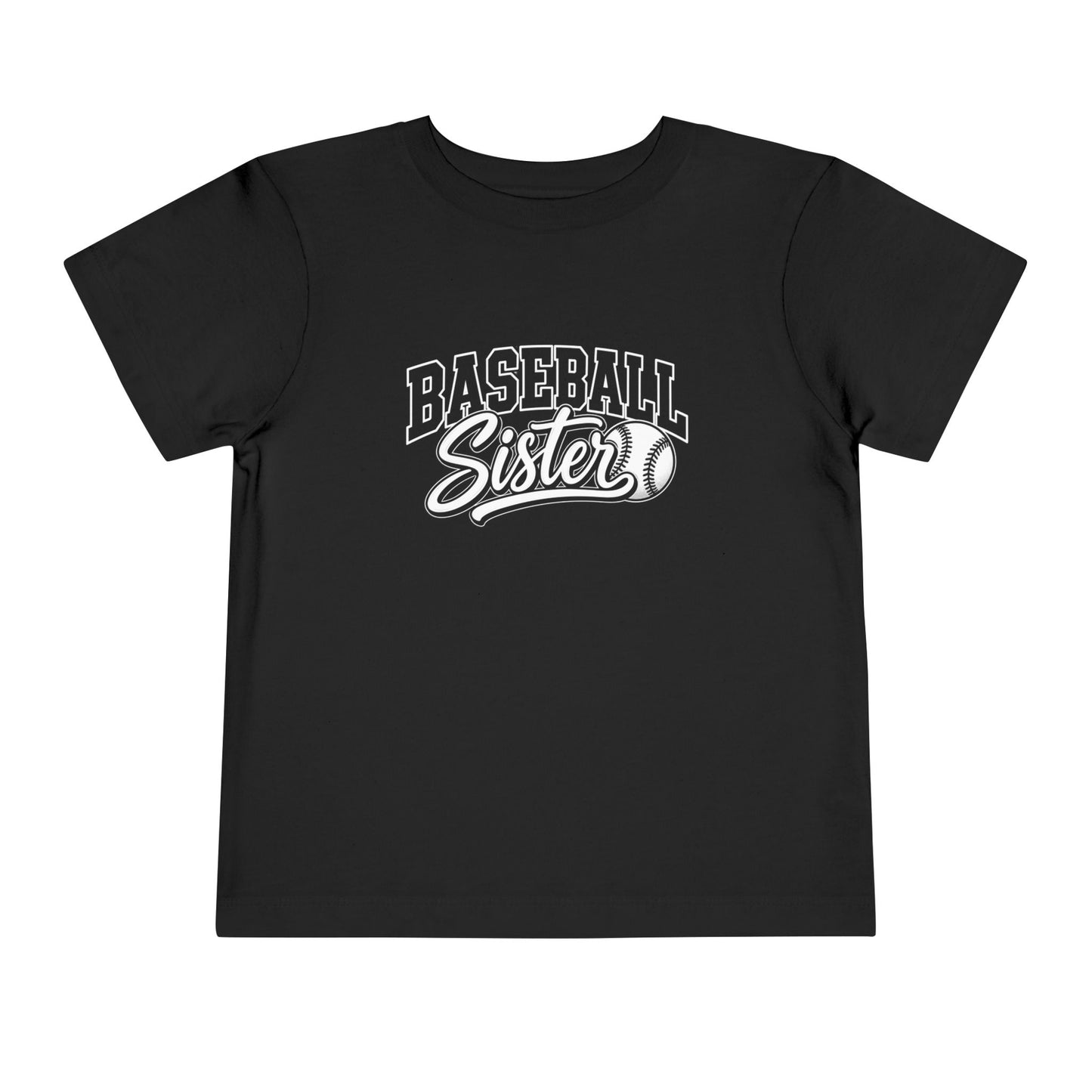 Baseball Sister Toddler Tee