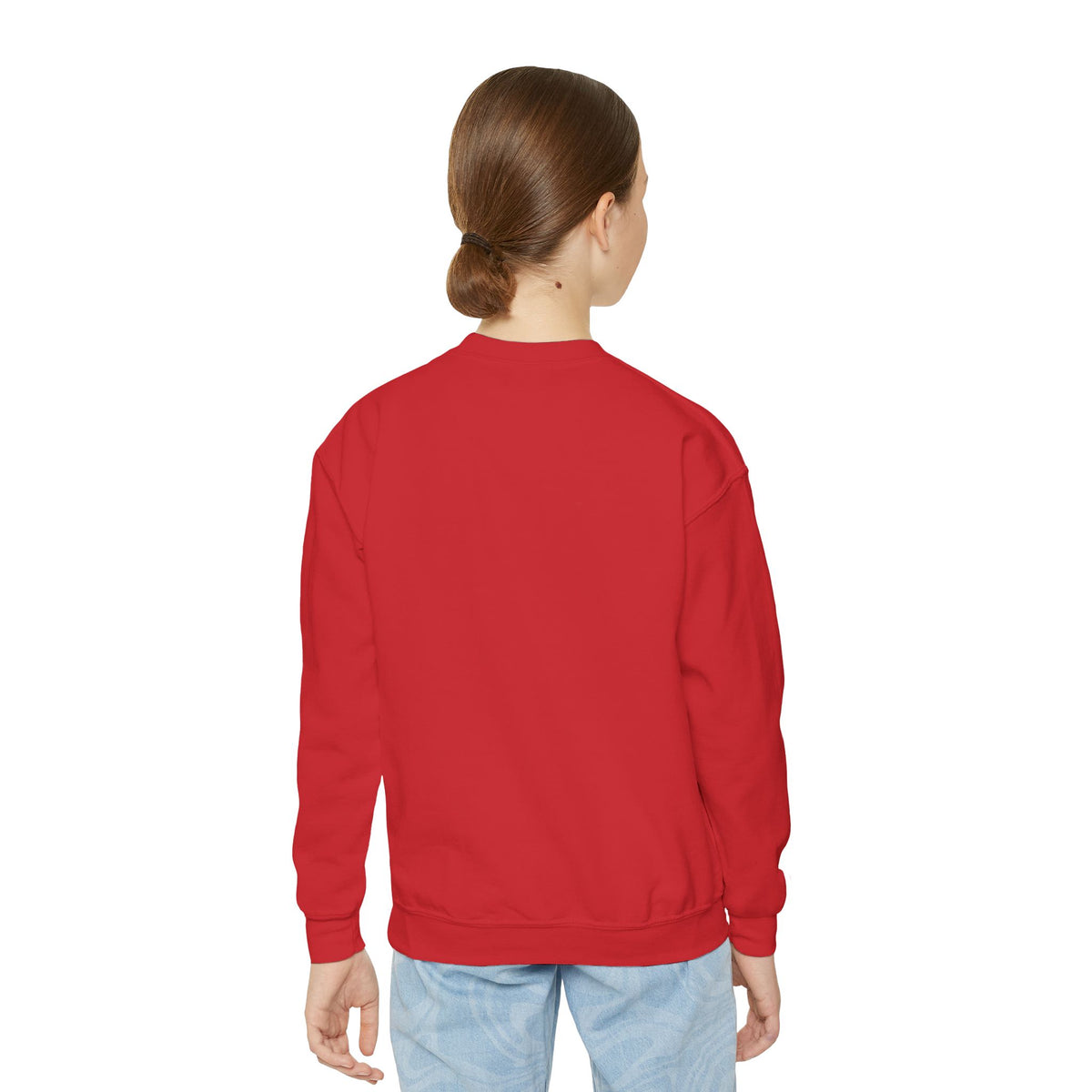 Youth Crewneck Sweatshirt — "Baseball Sister Club" Graphic