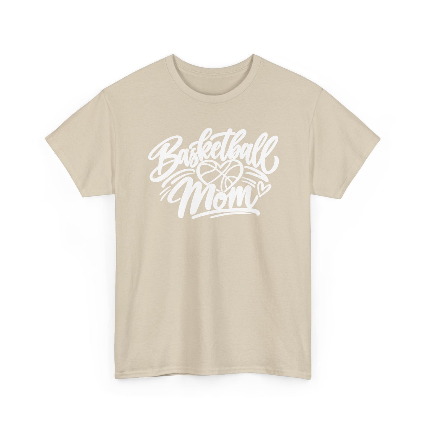 Basketball Mom T-Shirt — Script Logo Tee for Proud Coaches & Fans