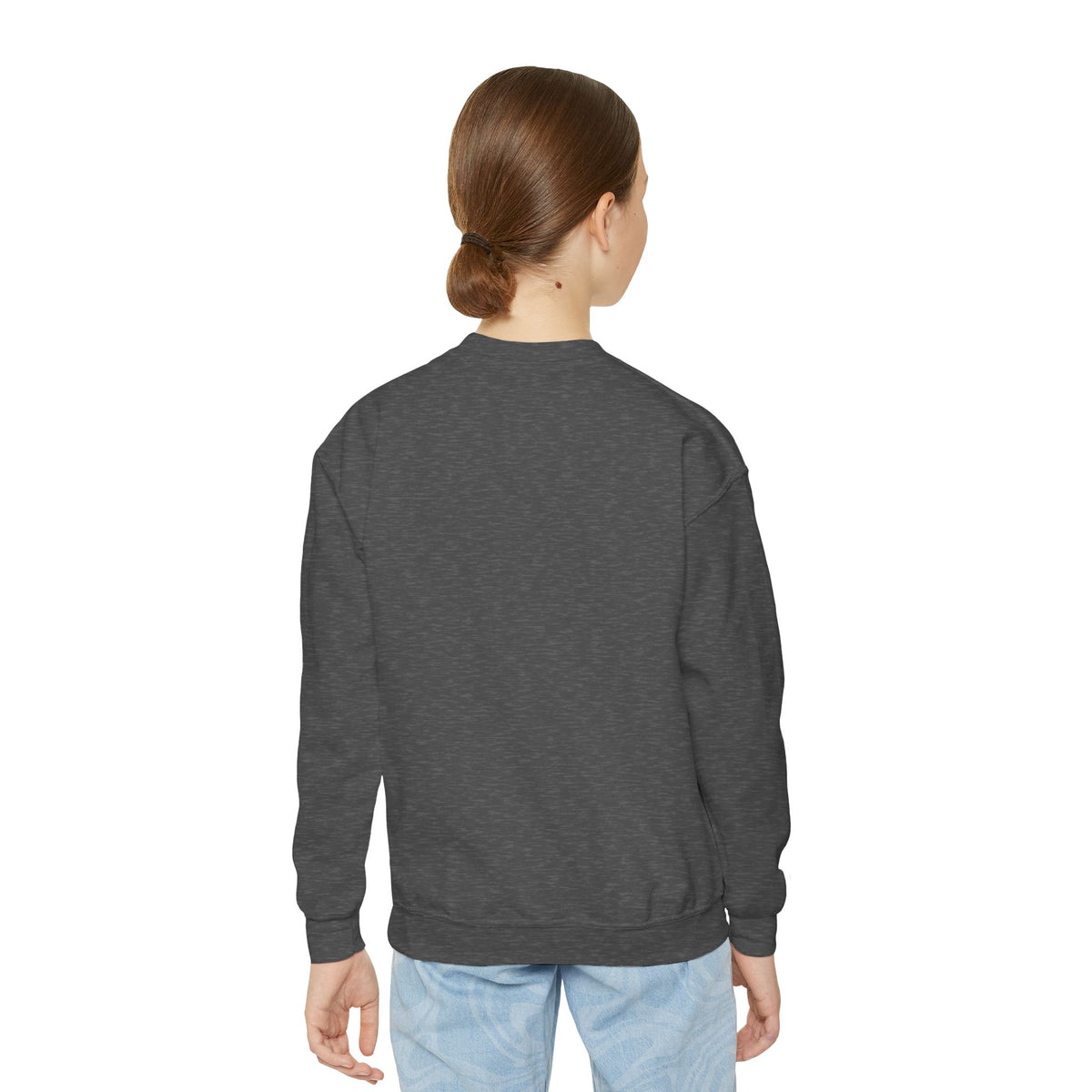 Youth Crewneck Sweatshirt — "Baseball Sister Club" Graphic