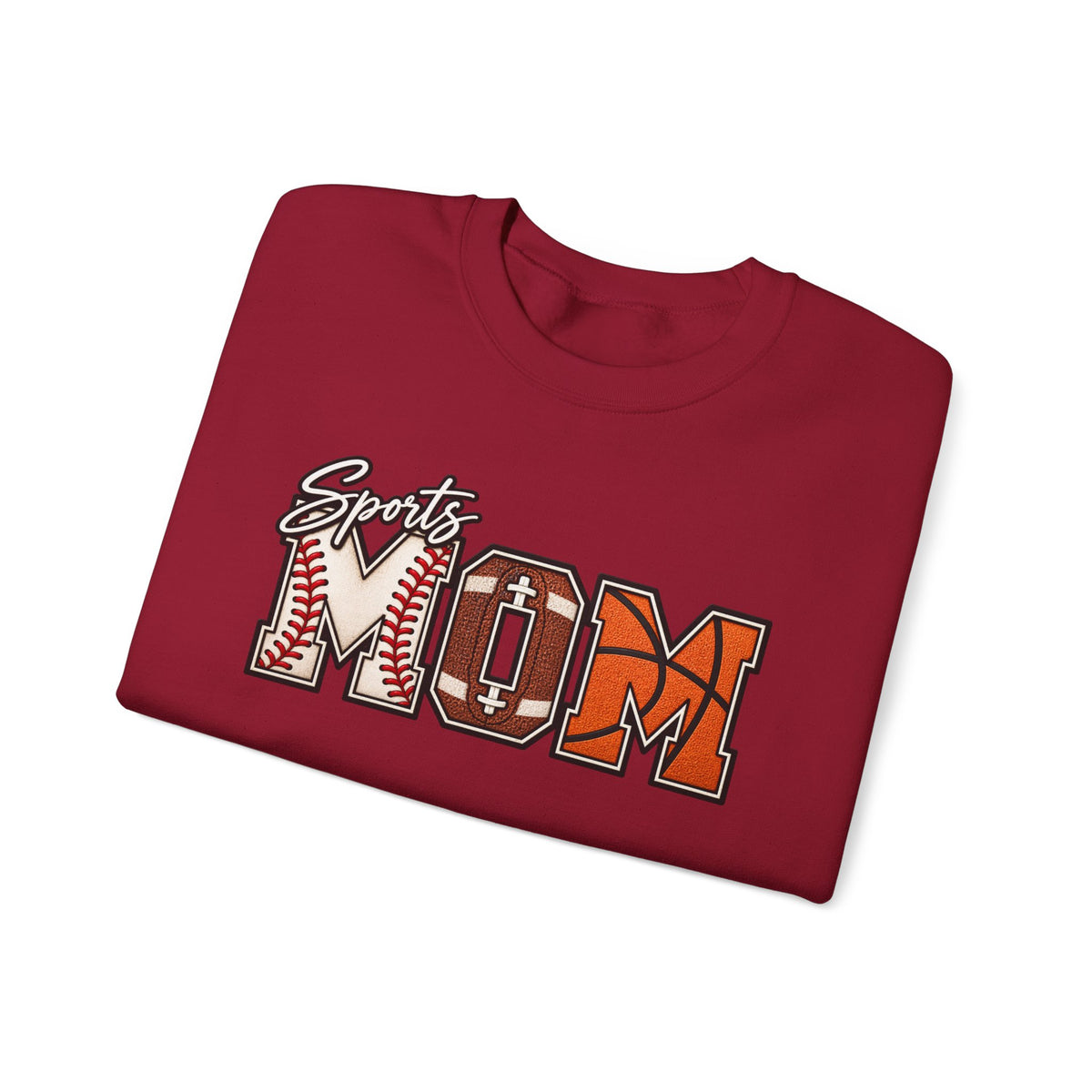 Sports Mom Crewneck Sweatshirt – Athletic Mom Graphic Pullover