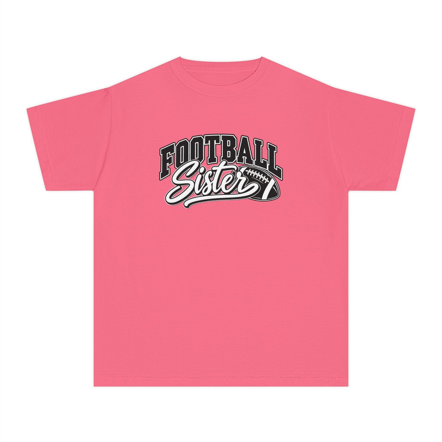 Youth Tee — "Football Sister" Graphic T‑Shirt (Kids' Game Day Shirt)