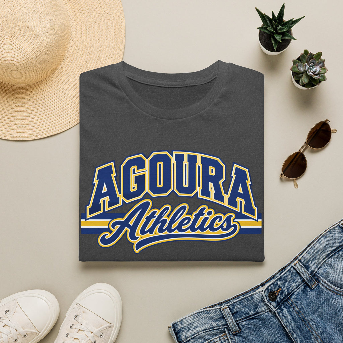 Agoura Athletics T-Shirt — Collegiate Varsity Logo Tee