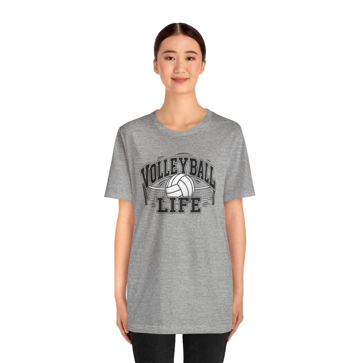 Volleyball Life Tee — Graphic Volleyball Net Shirt