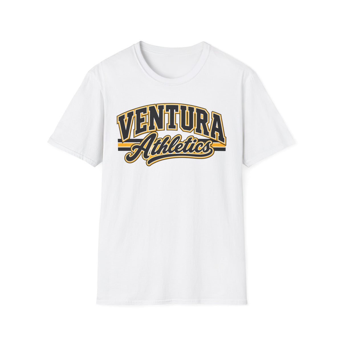 Ventura Athletics T-Shirt — Vintage Collegiate Crew Tee