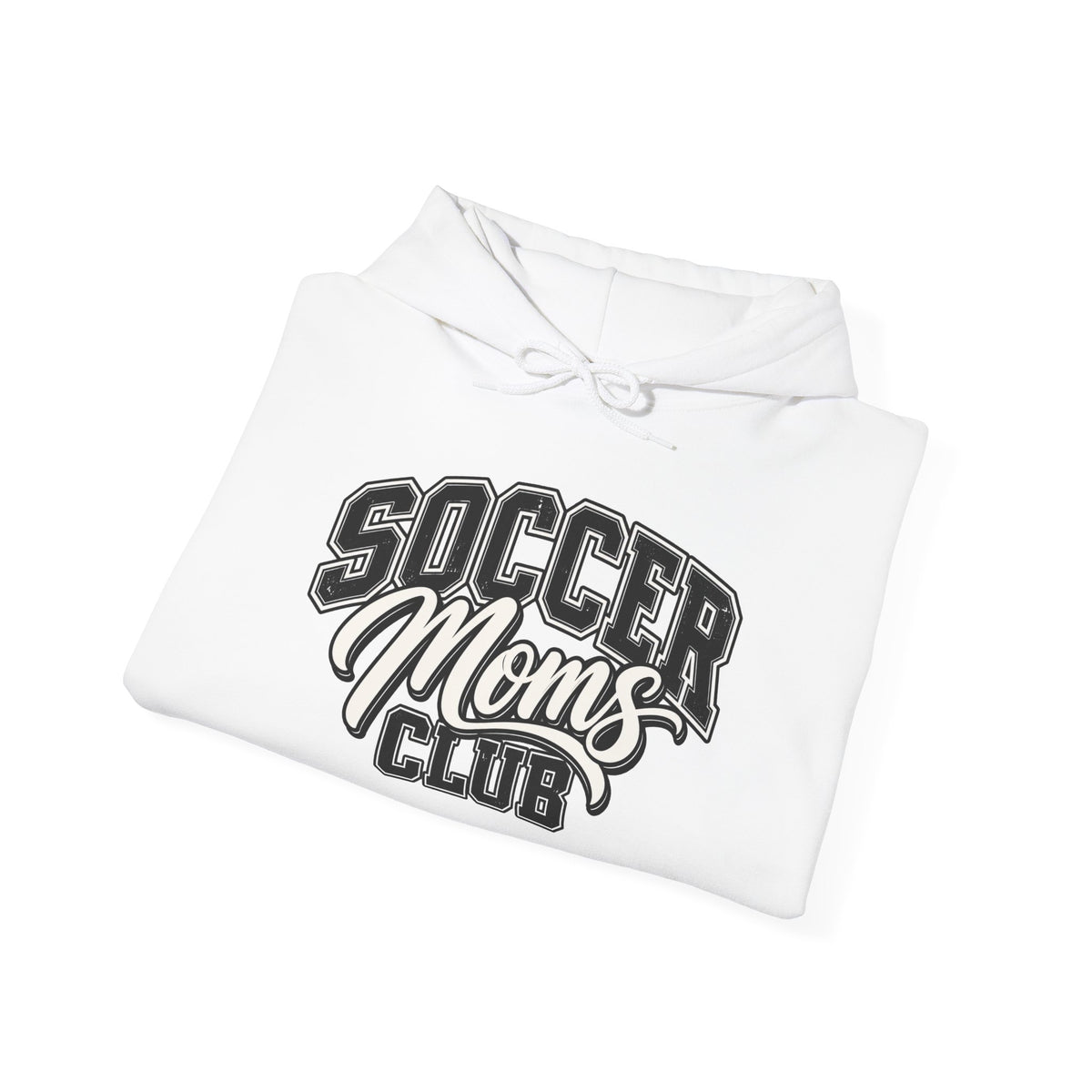 Soccer Moms Club Hoodie — Vintage Athletic Mom Pullover