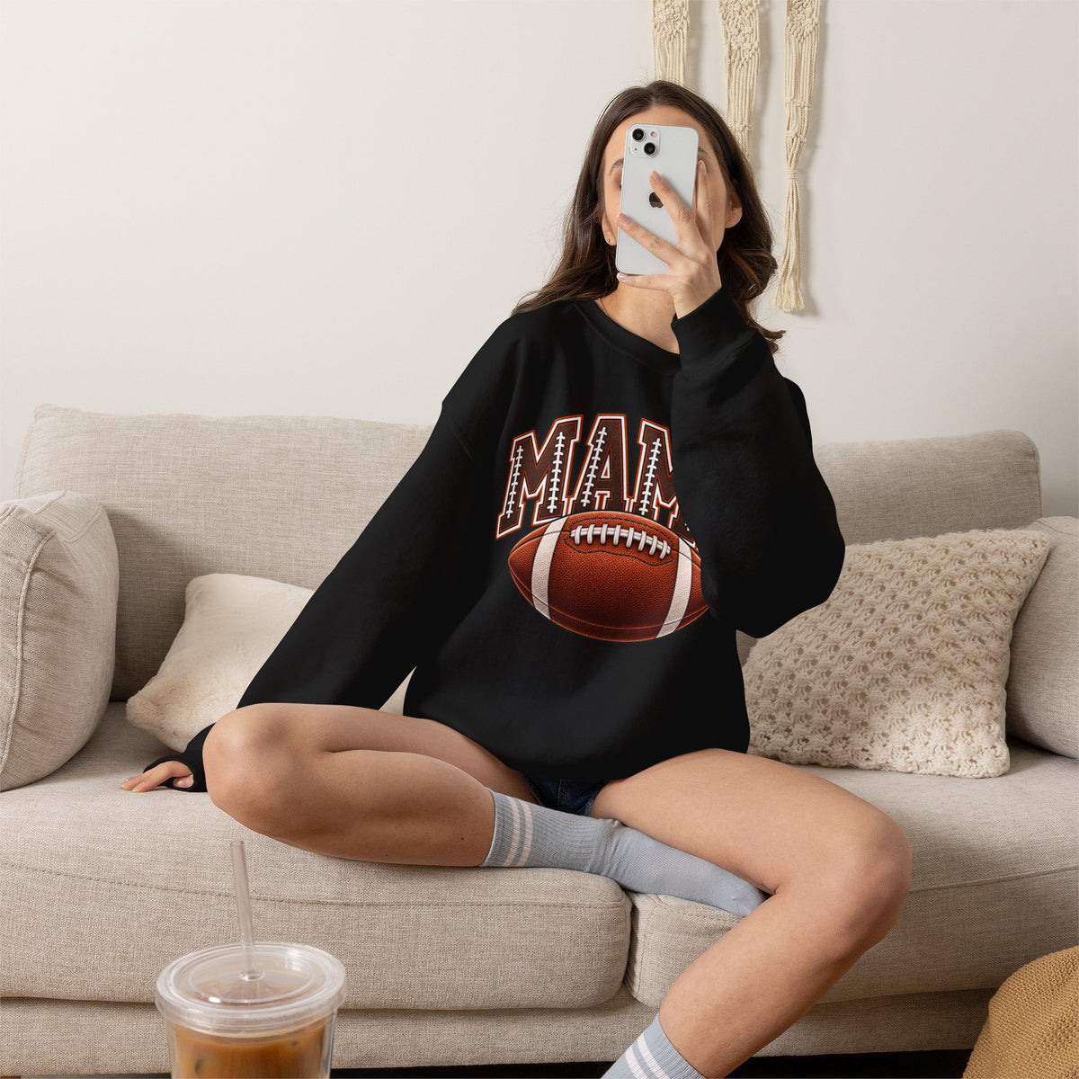 Mama Football Crewneck