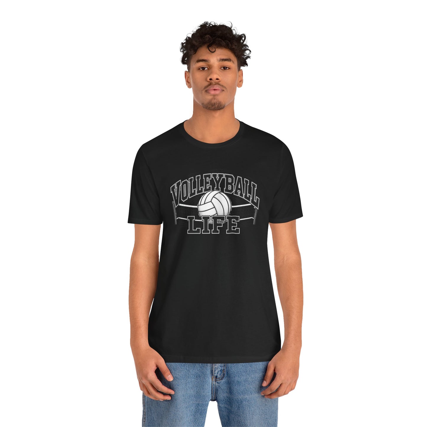 Volleyball Life Tee — Graphic Volleyball Net Shirt