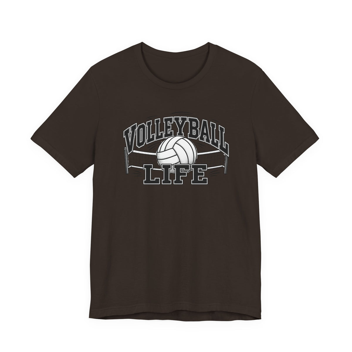 Volleyball Life Tee — Graphic Volleyball Net Shirt
