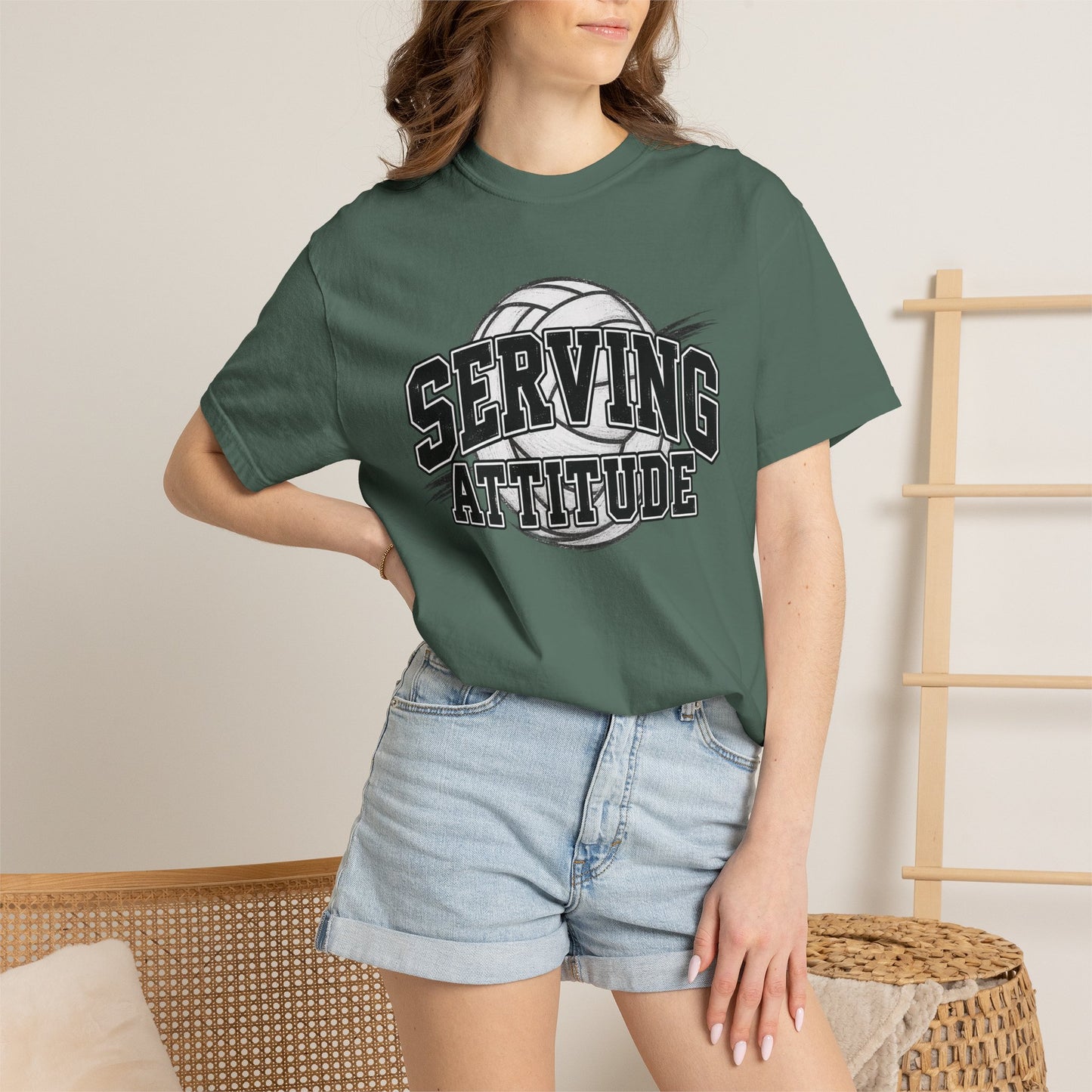 Serving Attitude Volleyball T-Shirt