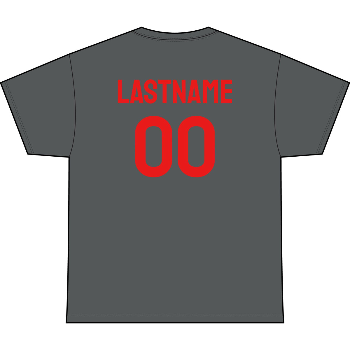 Outlaws National Baseball Softek Shirt-Personalize Back