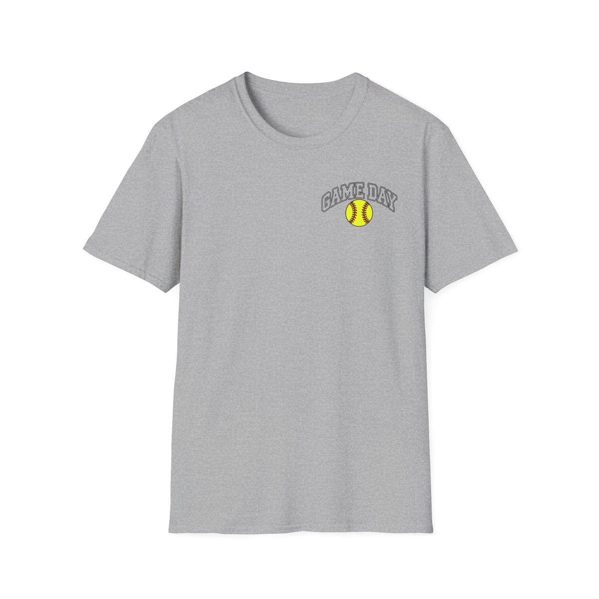 Game Day Softball T-Shirt — Womens/Mens Casual Sports Tee
