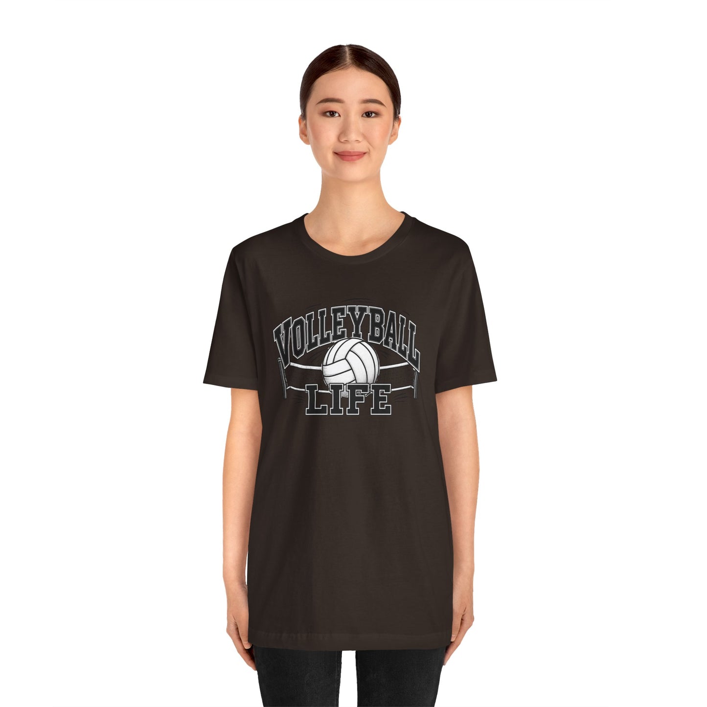 Volleyball Life Tee — Graphic Volleyball Net Shirt