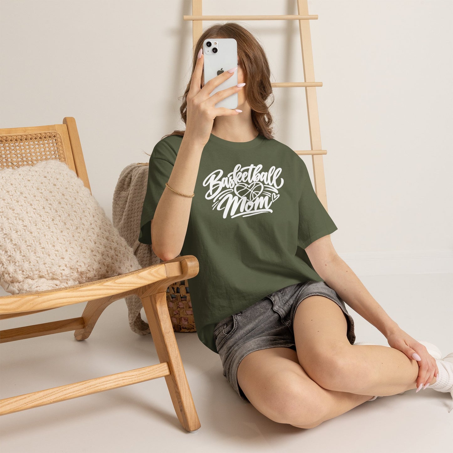 Basketball Mom T-Shirt — Script Logo Tee for Proud Coaches & Fans
