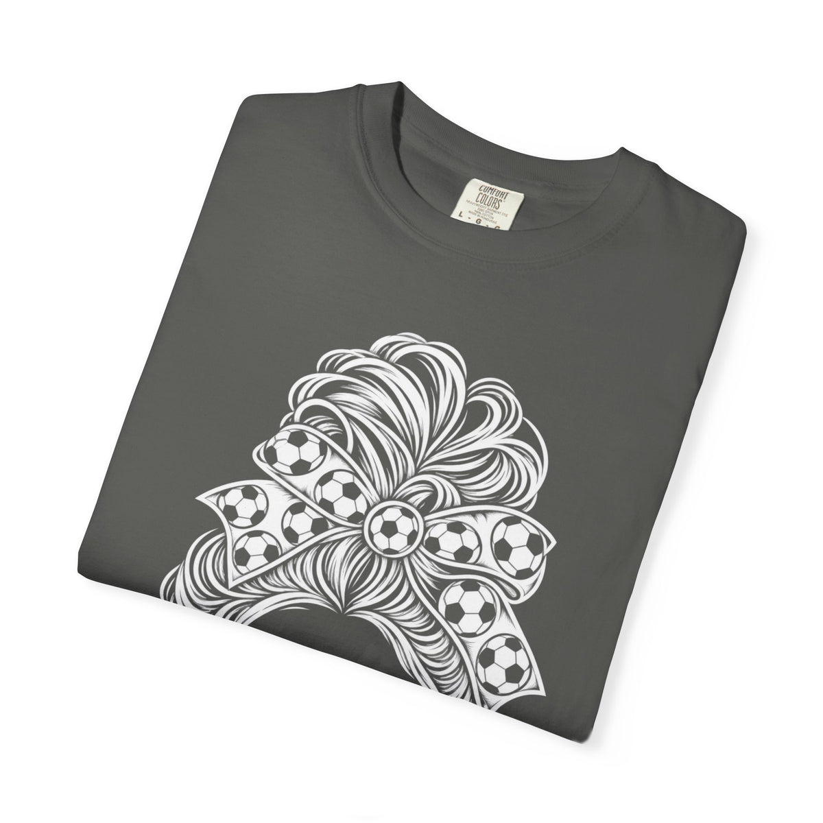 Messy Bun Mom Life T-Shirt — 'Ain't Nothin' But A Mom Thing' Soccer Graphic Tee