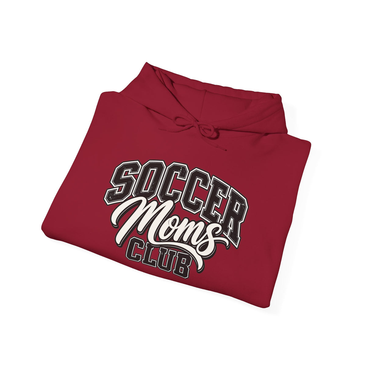 Soccer Moms Club Hoodie — Vintage Athletic Mom Pullover