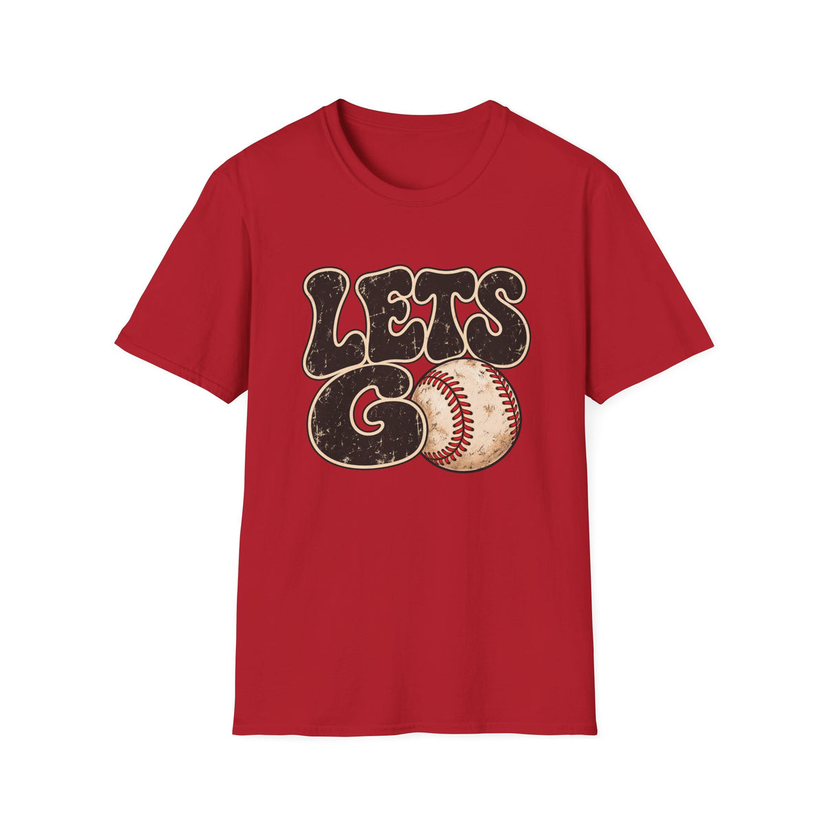 Lets Go Baseball Graphic T‑Shirt