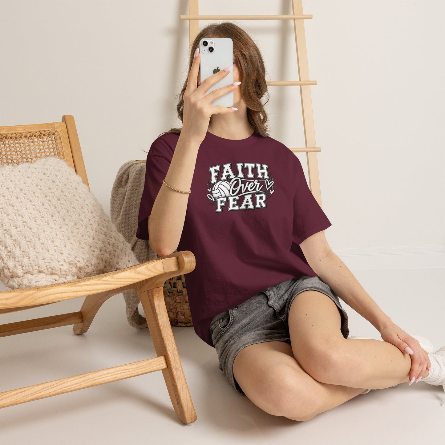 Faith Over Fear T‑Shirt - Inspirational Christian Tee