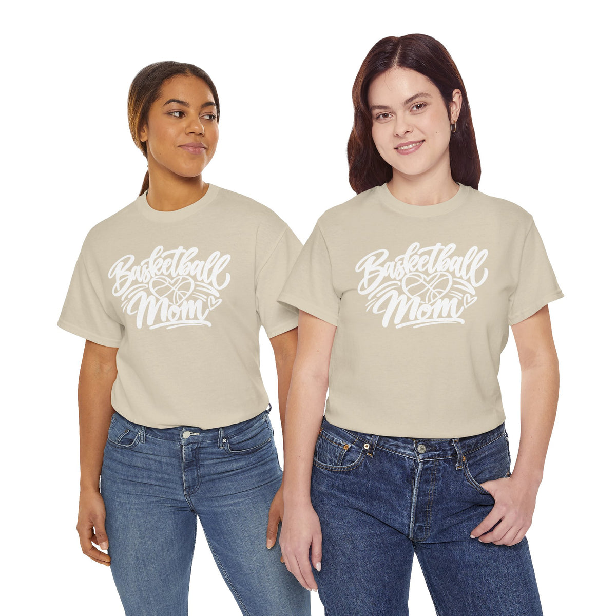 Basketball Mom T-Shirt — Script Logo Tee for Proud Coaches & Fans
