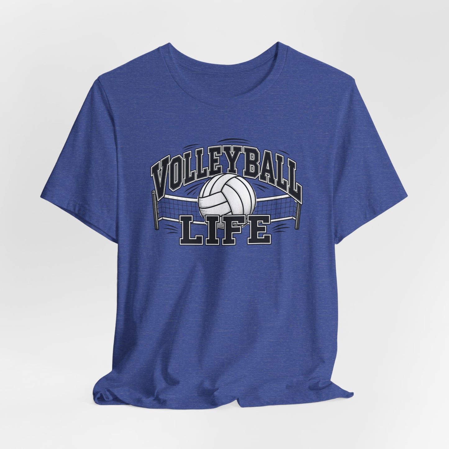 Volleyball Life Tee — Graphic Volleyball Net Shirt