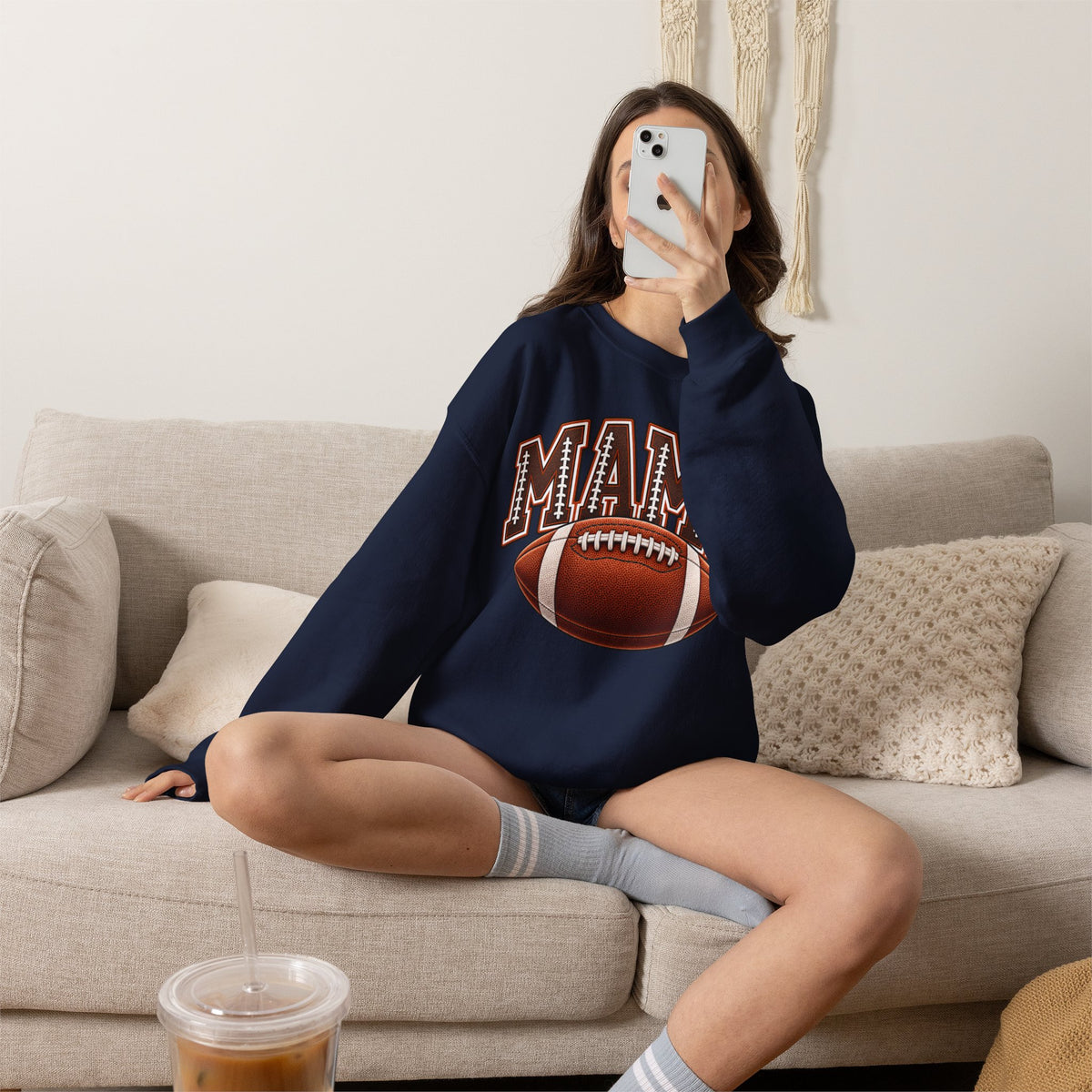 Mama Football Crewneck