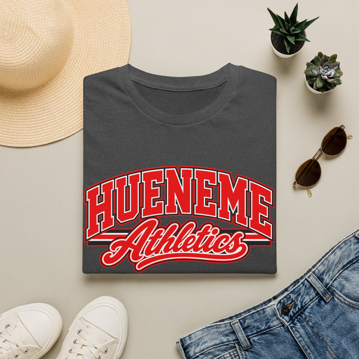 Hueneme Athletics T-Shirt — Vintage Campus Sports Tee