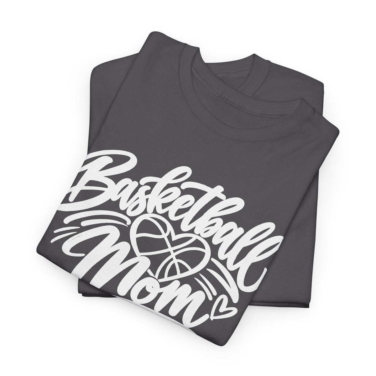 Basketball Mom T-Shirt — Script Logo Tee for Proud Coaches & Fans