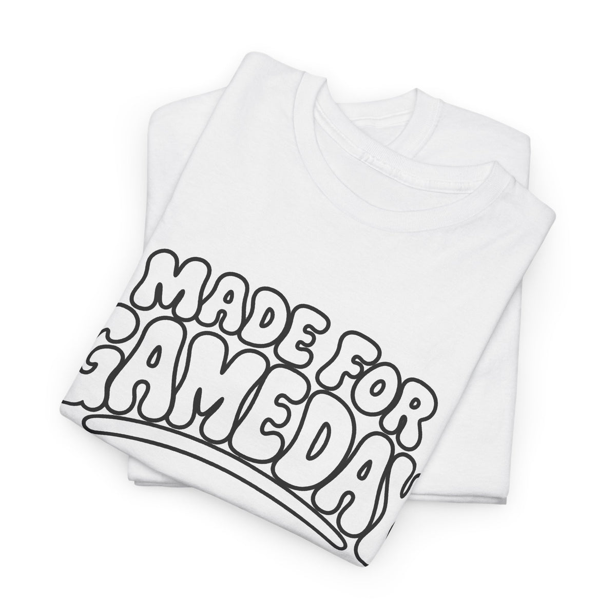 Made for Gameday Tee — Retro Sports Fan Graphic T‑Shirt