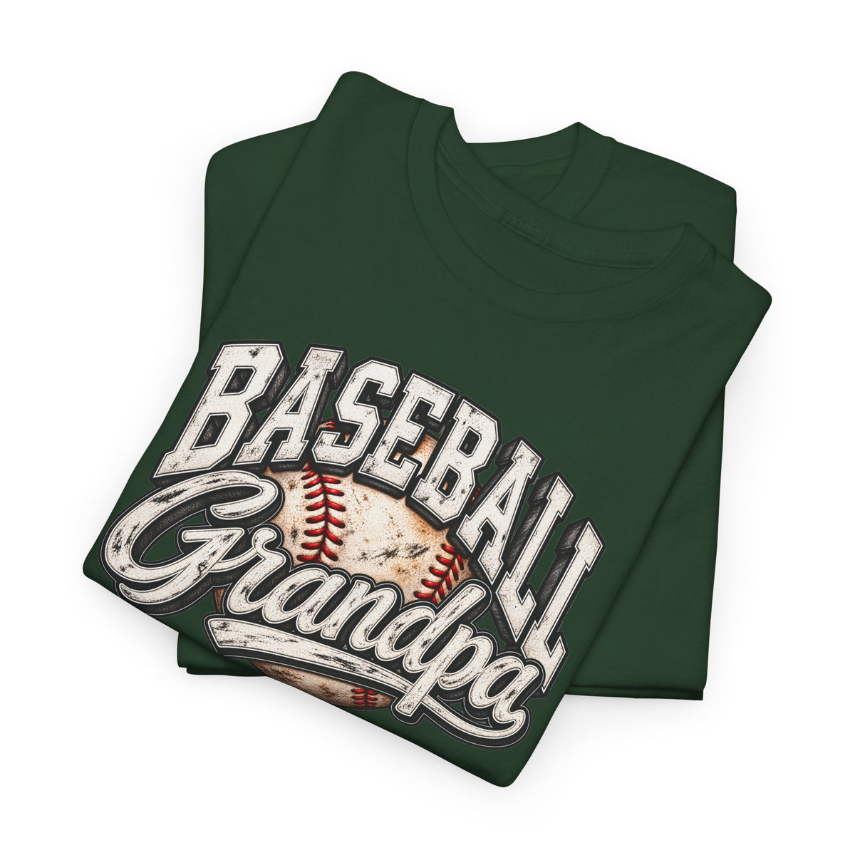 Baseball Grandpa T-Shirt — Vintage Baseball Graphic Tee for Grandfathers