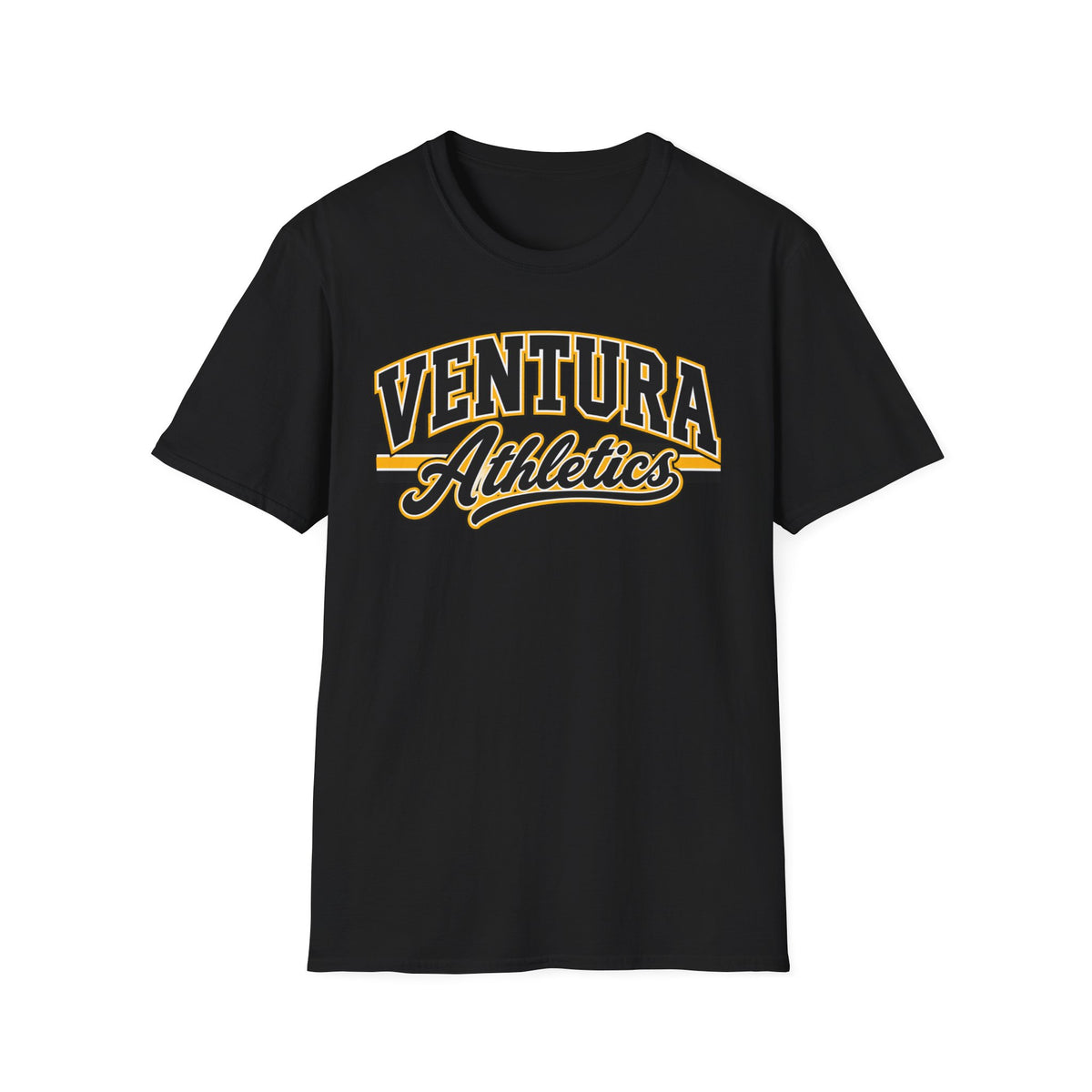 Ventura Athletics T-Shirt — Vintage Collegiate Crew Tee