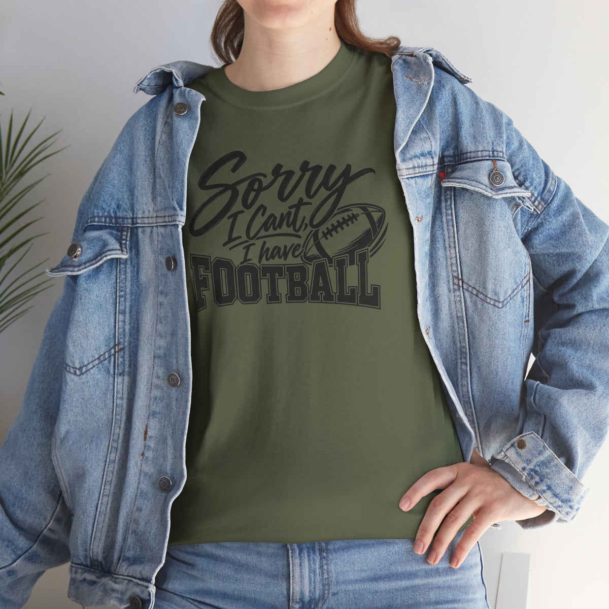 Sorry I Can’t I Have Football T-Shirt
