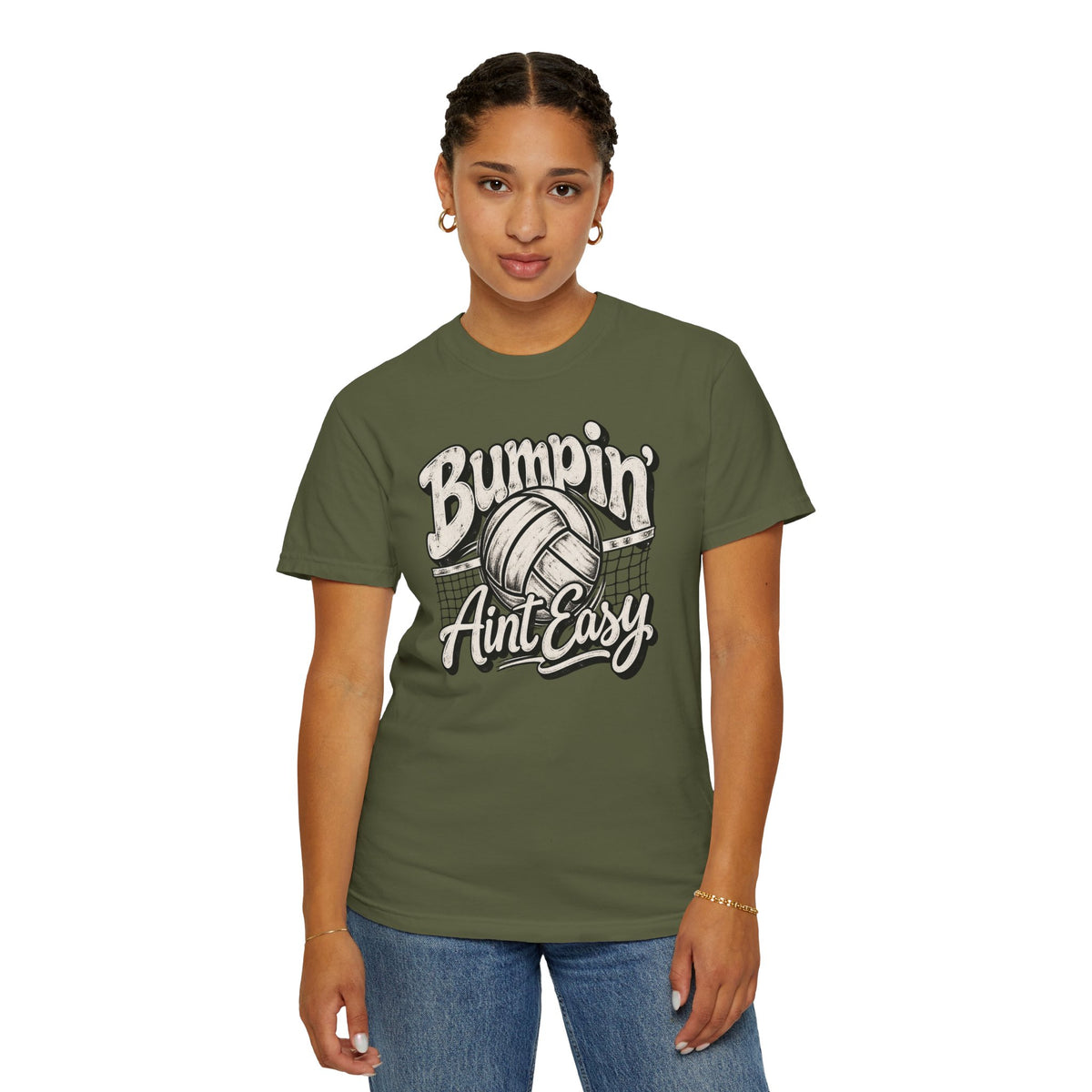 Bumpin' Ain't Easy Volleyball Tee