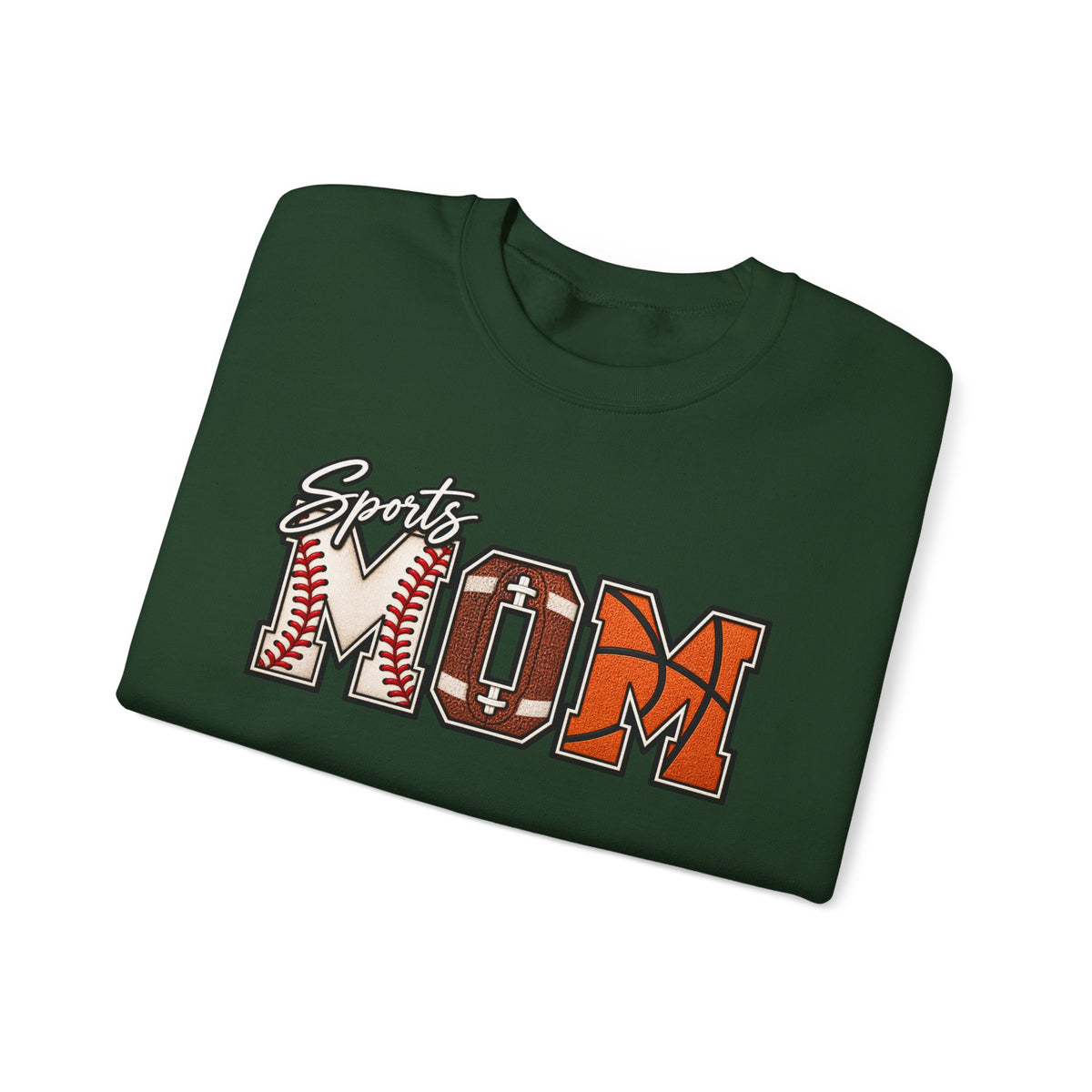Sports Mom Crewneck Sweatshirt – Athletic Mom Graphic Pullover