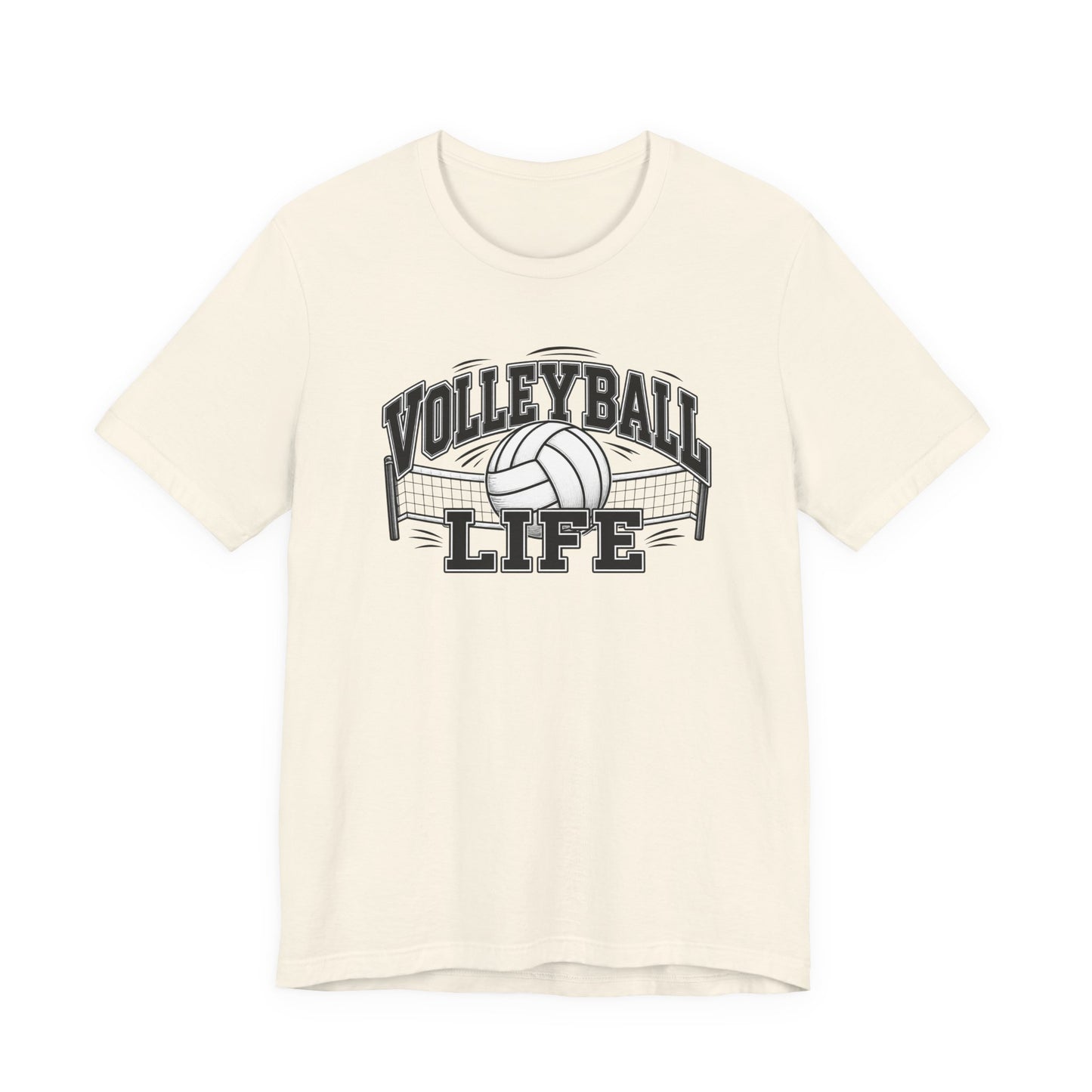 Volleyball Life Tee — Graphic Volleyball Net Shirt