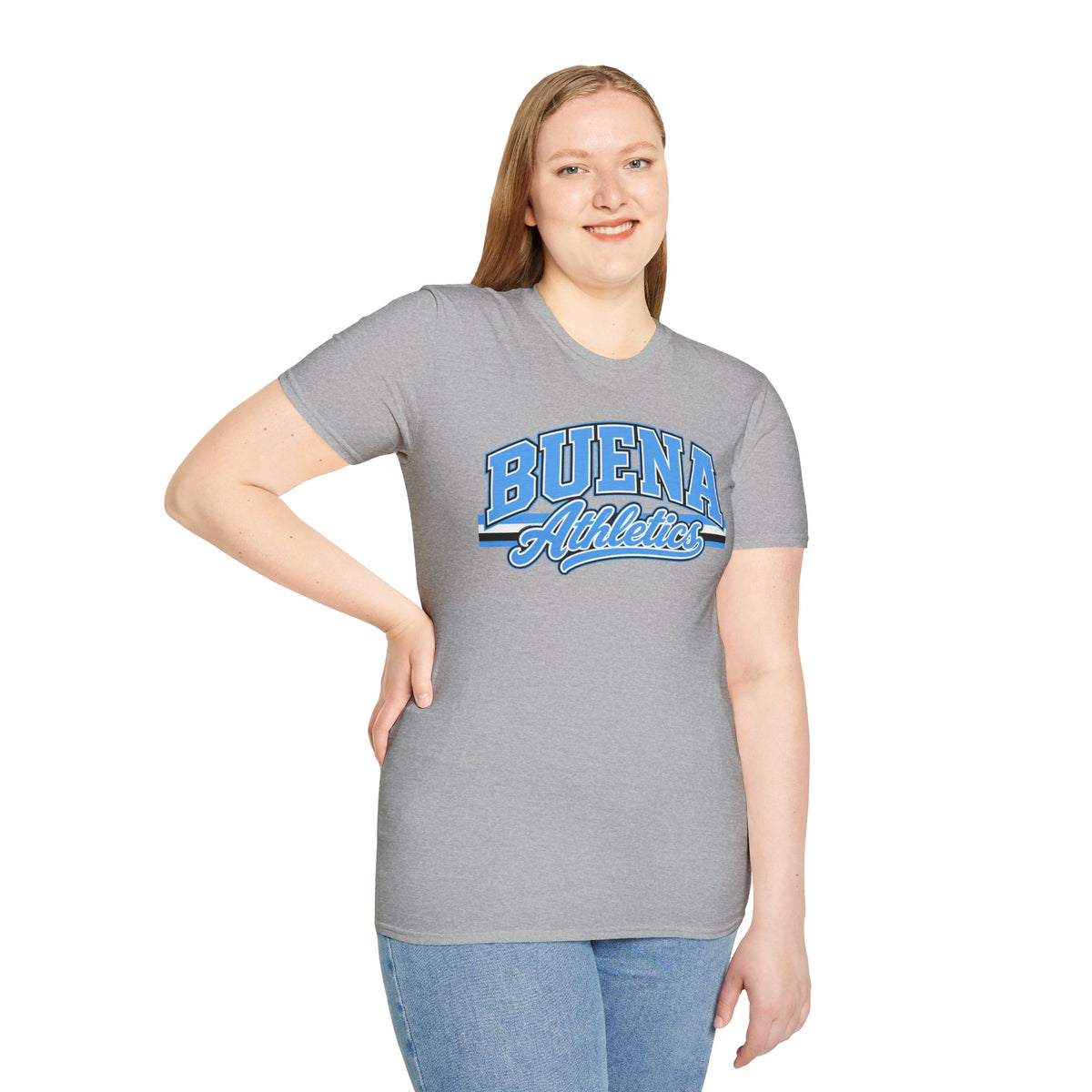 Buena Athletics T‑Shirt — Retro Collegiate Tee
