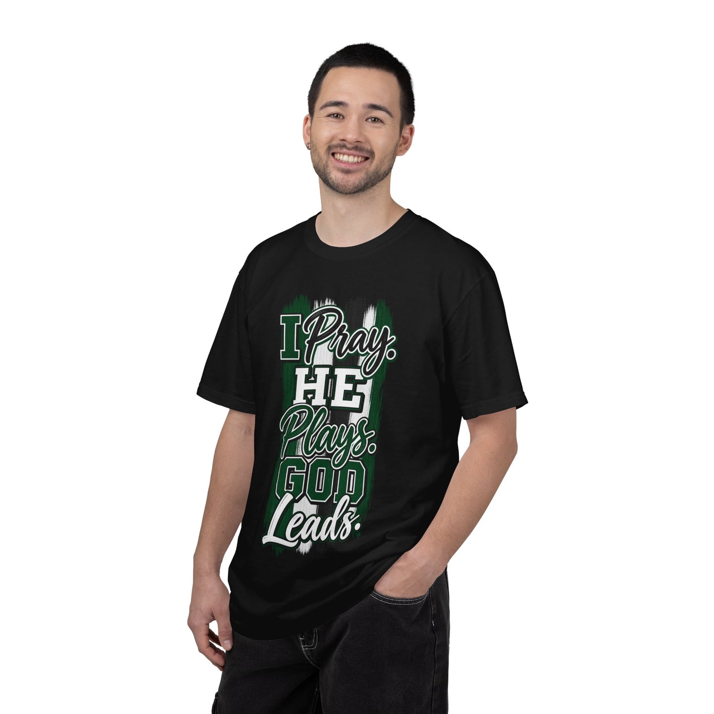 I Pray He Plays God Leads T-Shirt