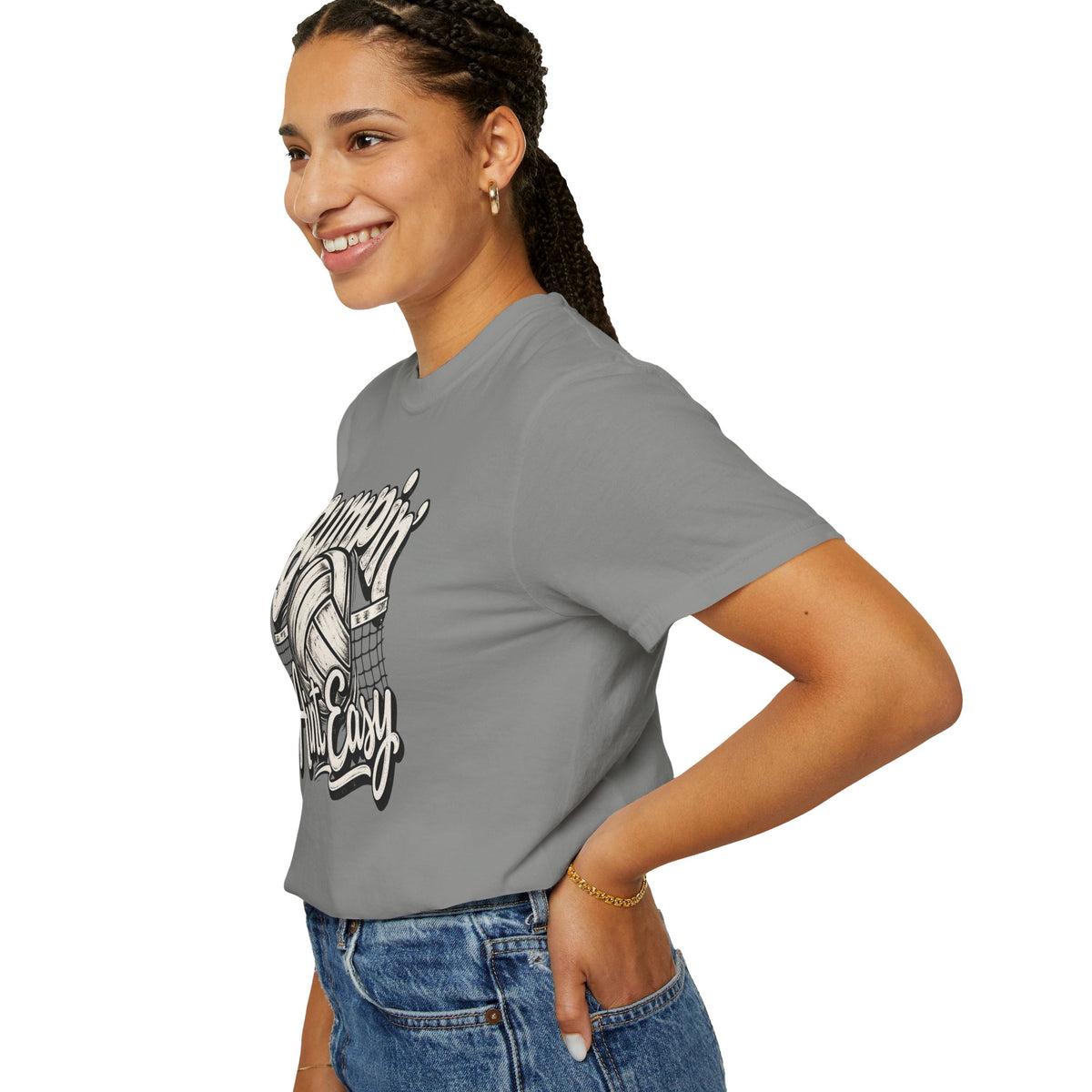 Bumpin' Ain't Easy Volleyball Tee