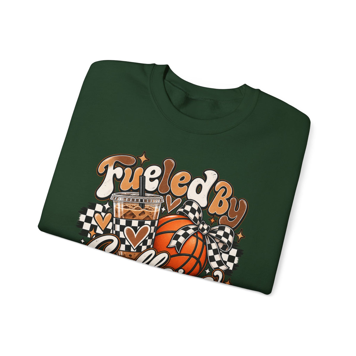 Heavy Blend™ Basketball Crewneck Sweatshirt