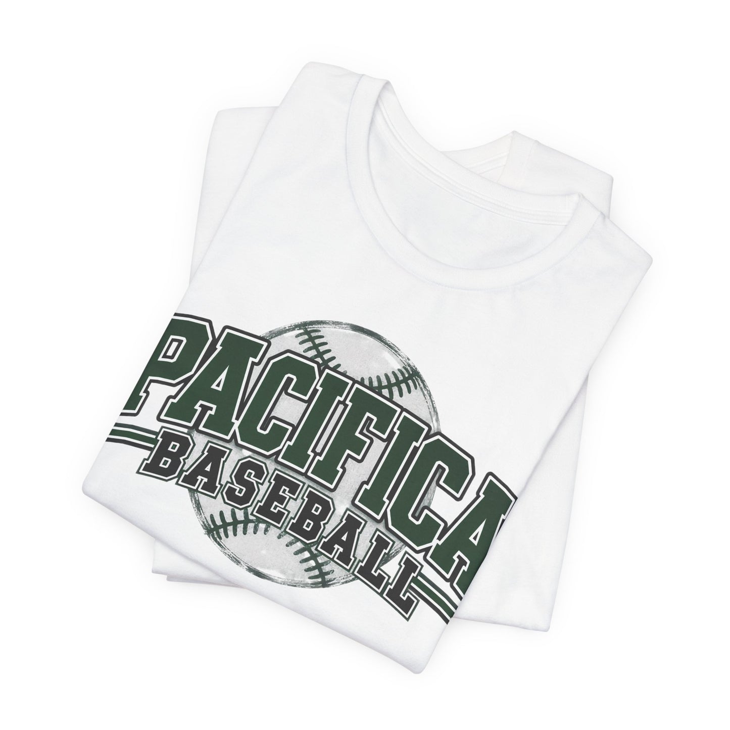 Pacifica Baseball Tee - Vintage Baseball Logo T-Shirt