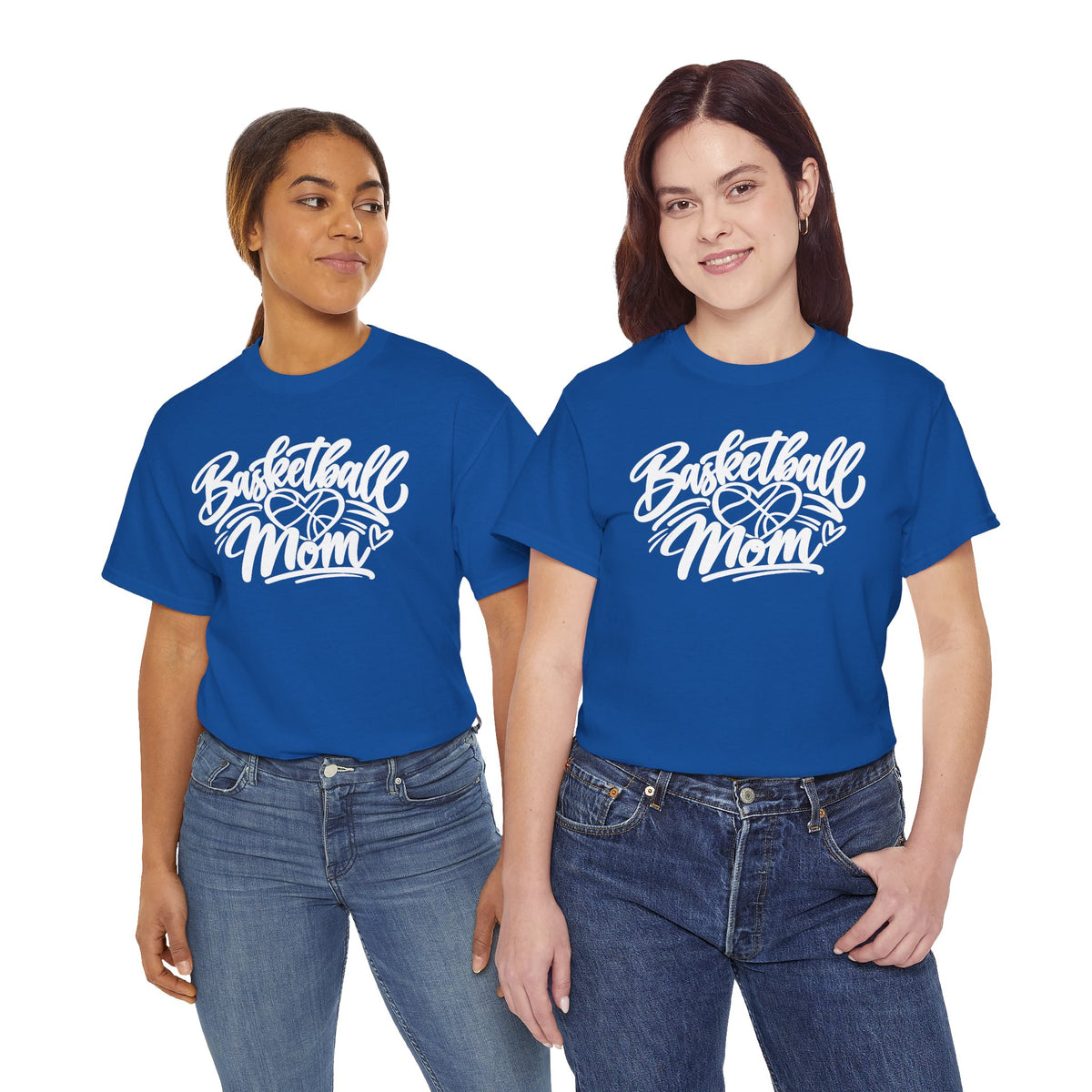 Basketball Mom T-Shirt — Script Logo Tee for Proud Coaches & Fans