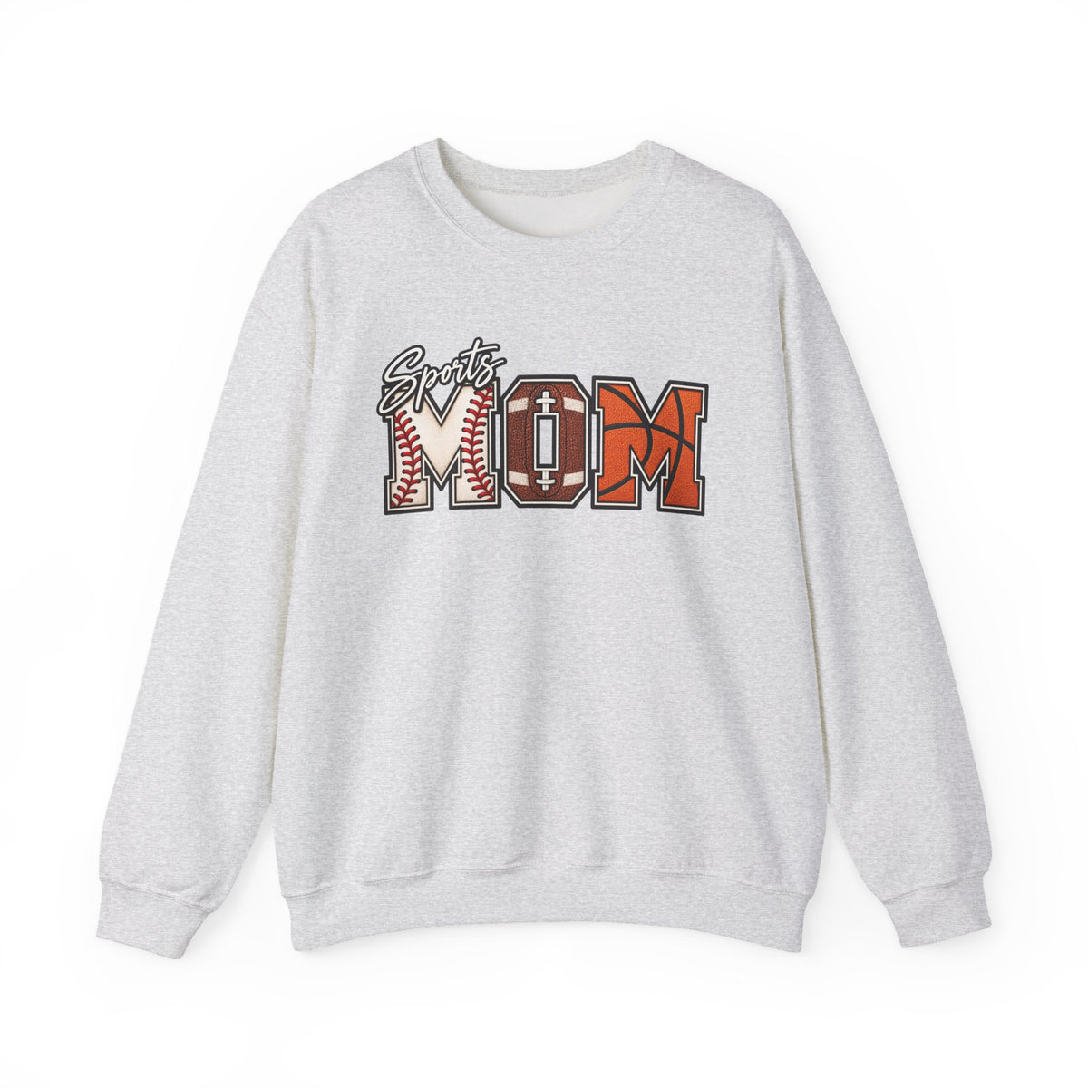 Sports Mom Crewneck Sweatshirt – Athletic Mom Graphic Pullover