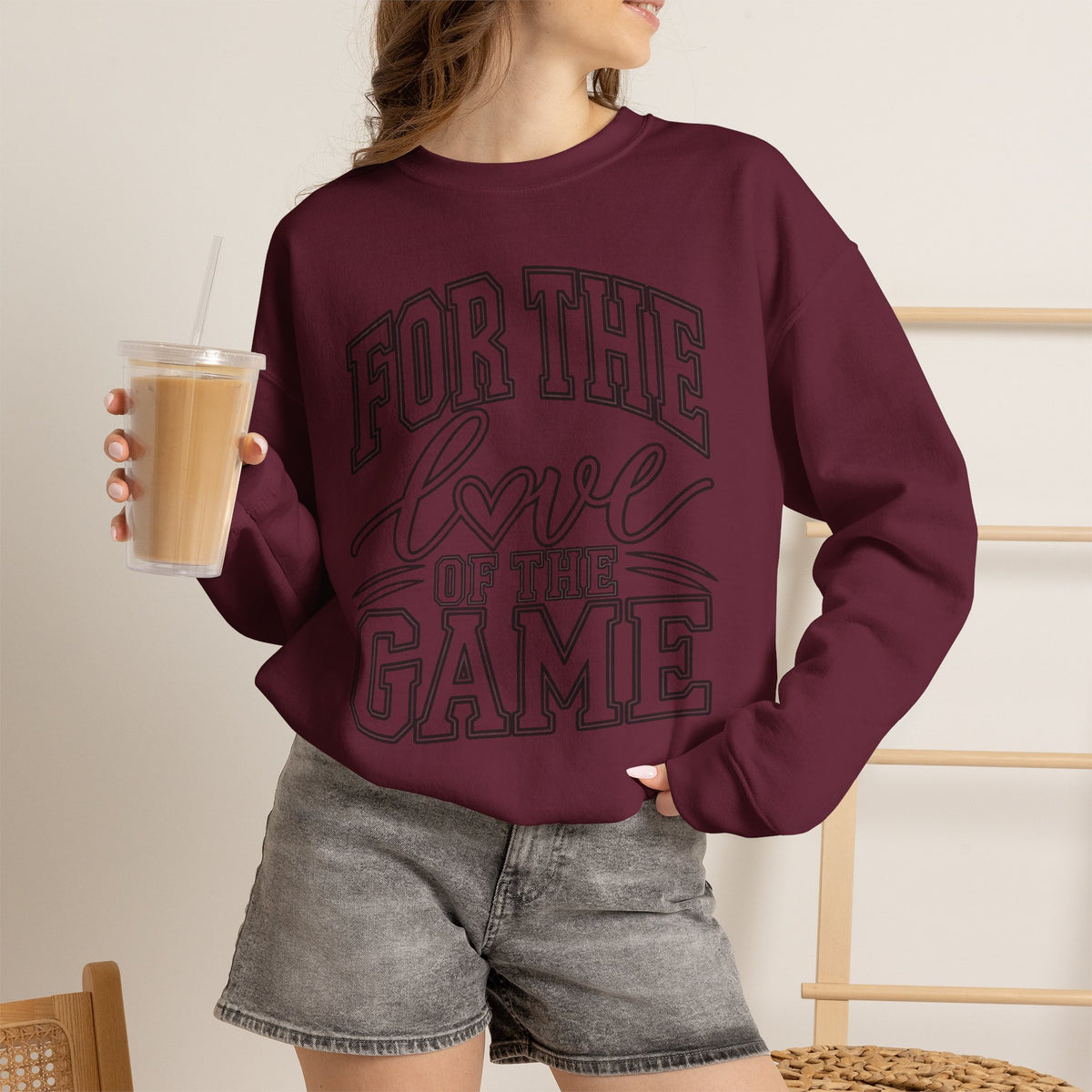 For The Love Of The Game Crewneck Sweatshirt