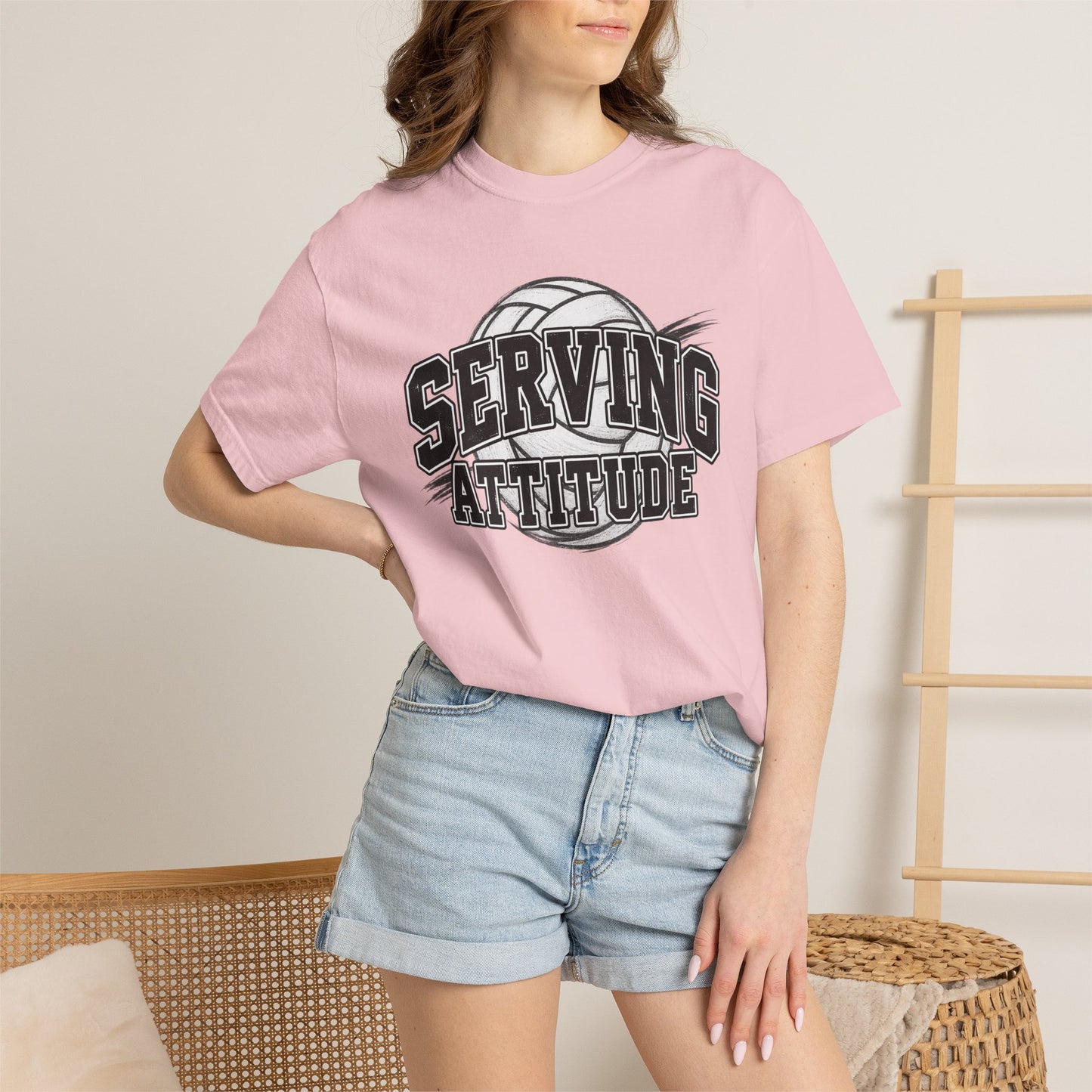 Serving Attitude Volleyball T-Shirt