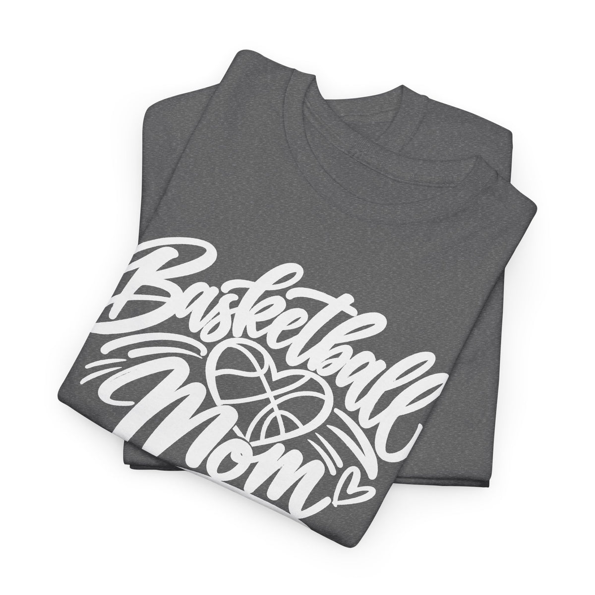 Basketball Mom T-Shirt — Script Logo Tee for Proud Coaches & Fans