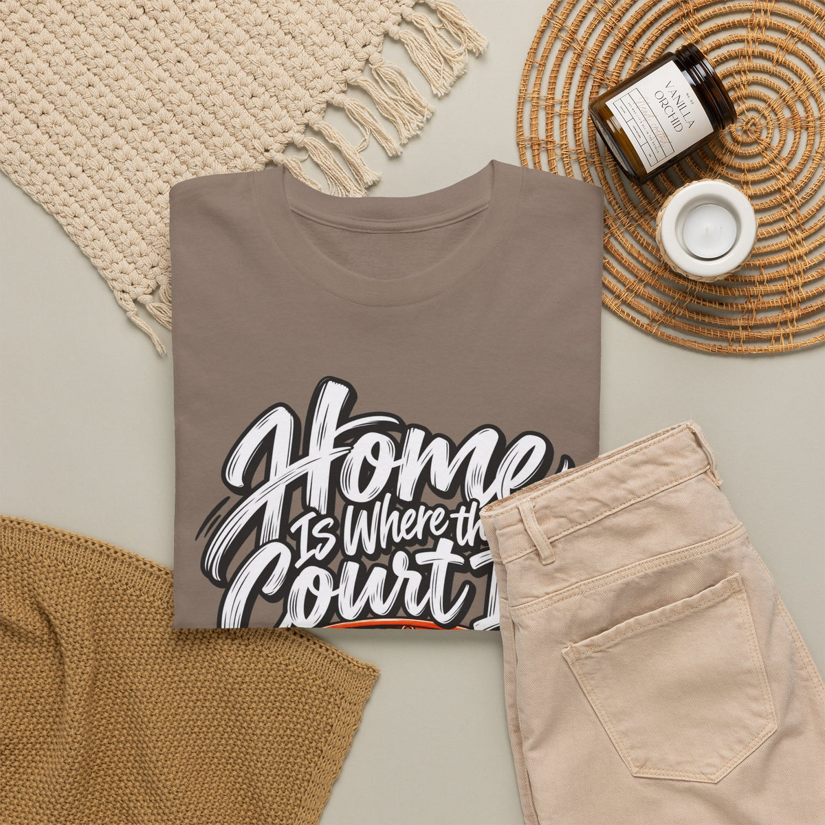 “Home Is Where the Court Is” Graphic Tee