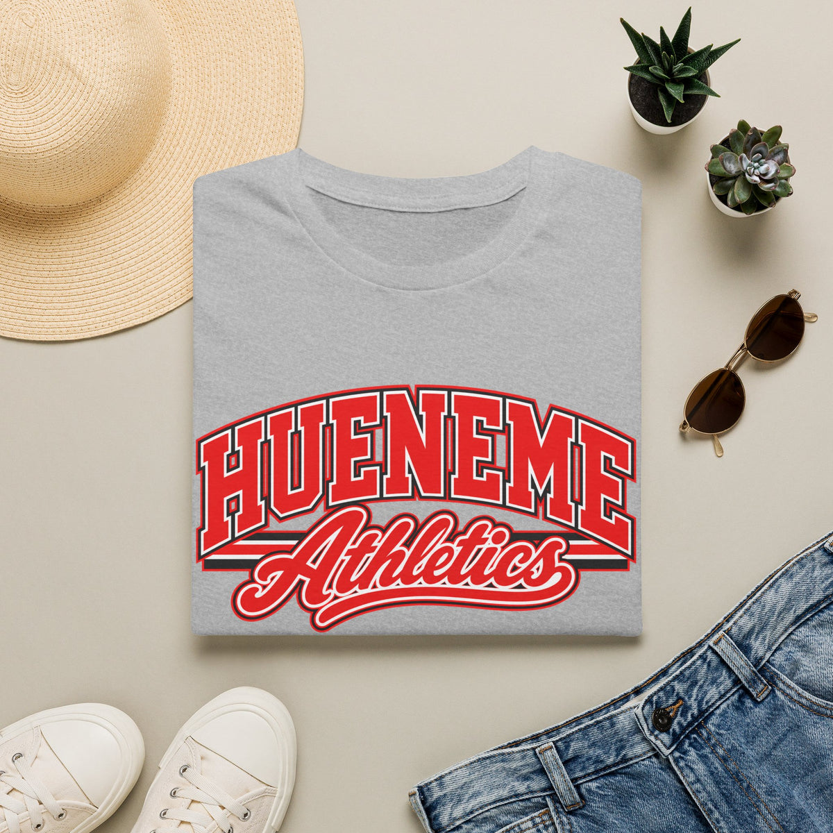 Hueneme Athletics T-Shirt — Vintage Campus Sports Tee